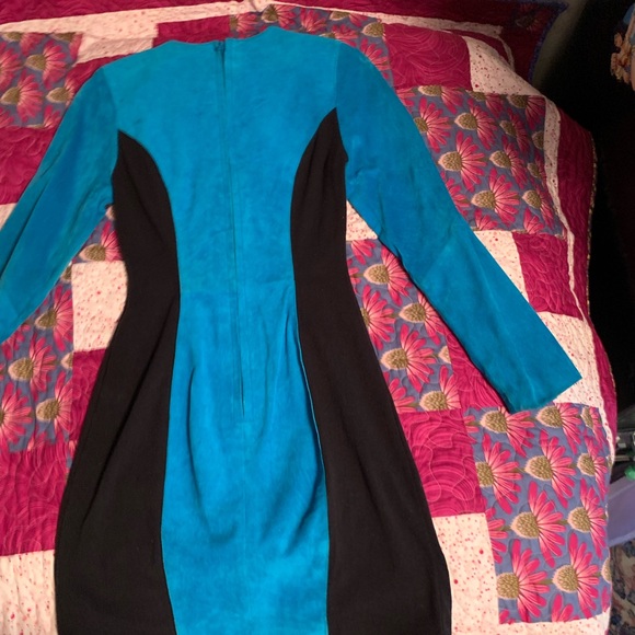 Suede and Lycra dress - Picture 2 of 2